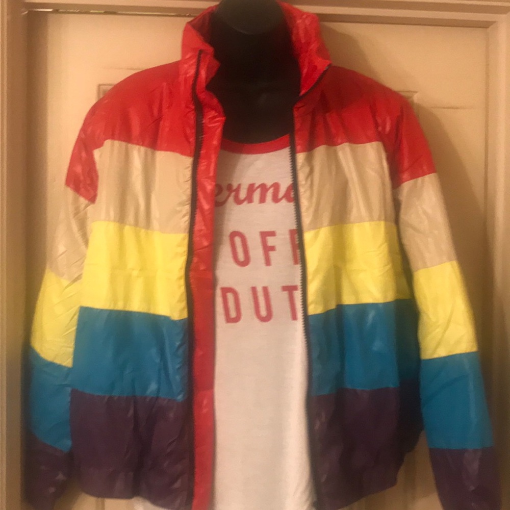 Multi Color Bomber Jacket(Brand New)